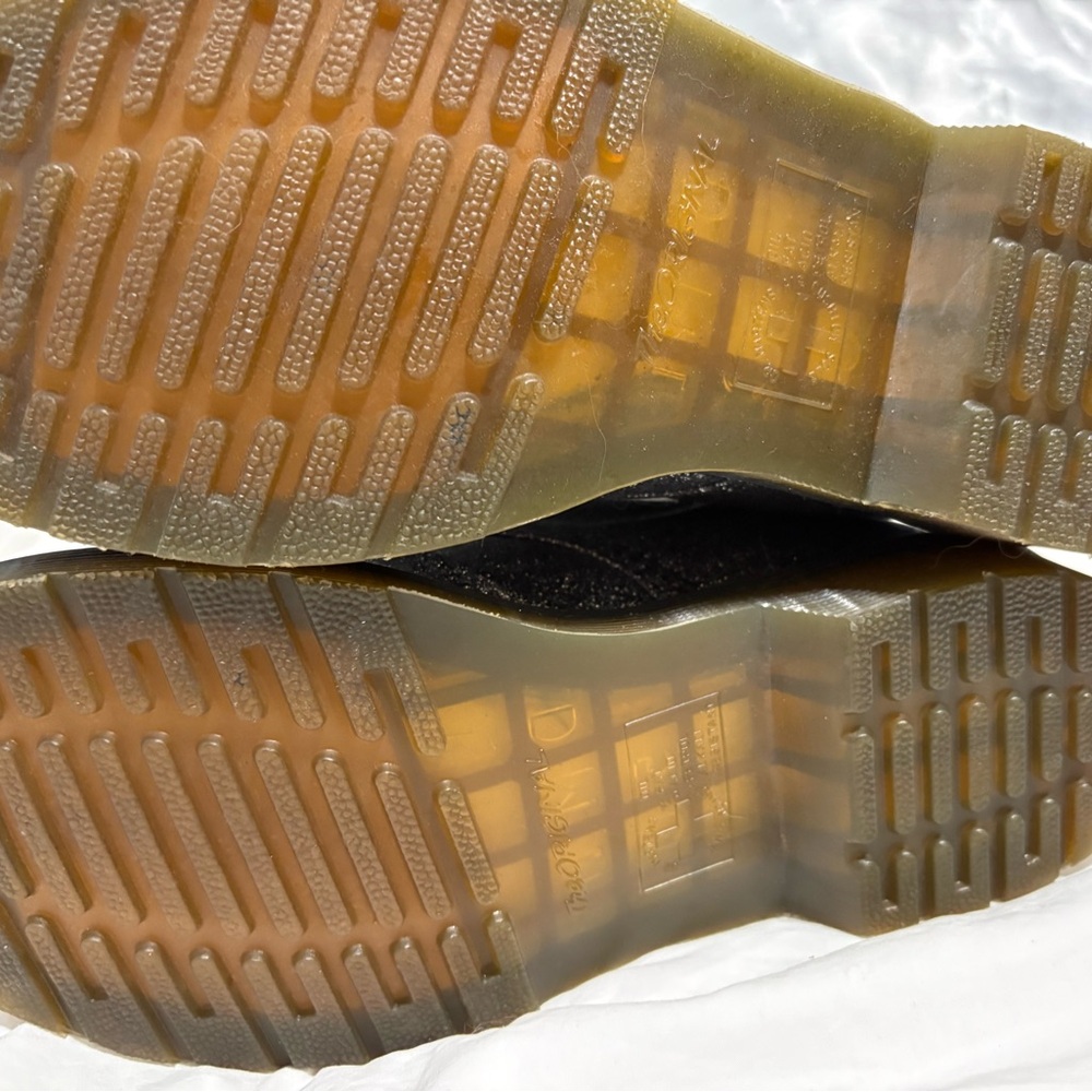 Dr. Martens Glitter Silver Boots - Picture 2 of 6